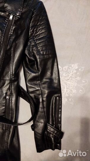 Куртка-Плащ из экокожи 46р