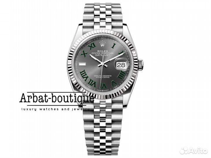 Rolex Datejust 36 mm 126234 Wimbledon Rolesor Jubi