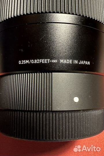 Объектив Sigma 16mm f/1.4 DC DN Sony E