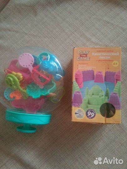 Плейдо и кинетический песок