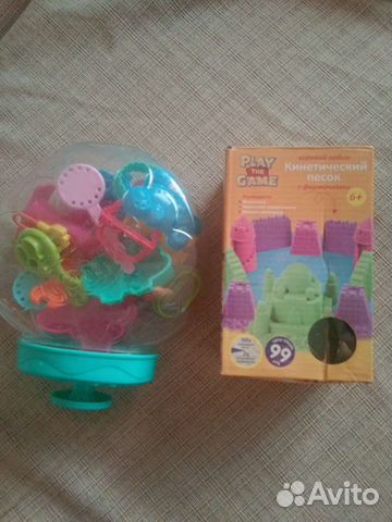 Плейдо и кинетический песок