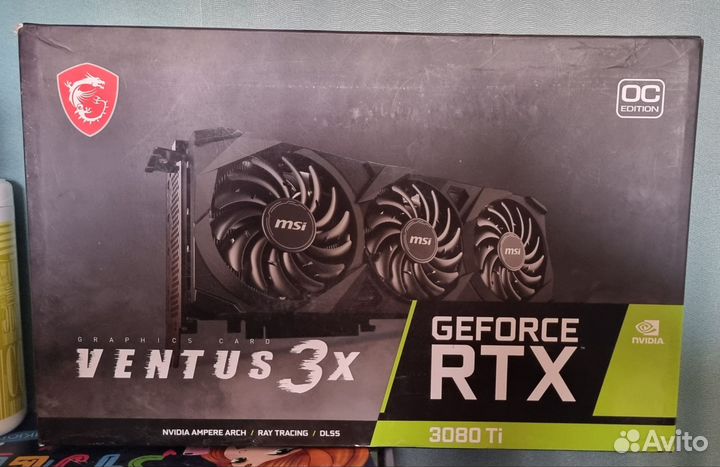 Видеокарта MSI Rtx 3080ti 12gb Ventus 3x