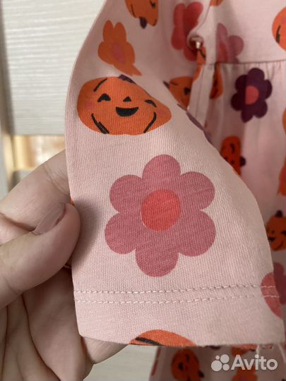 Трикотажное платье 80/86см