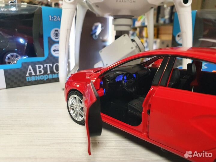 Коллекционная модель LADA vesta в масштабе 1/24