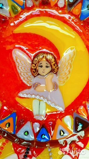 Панно настенное из стекла 