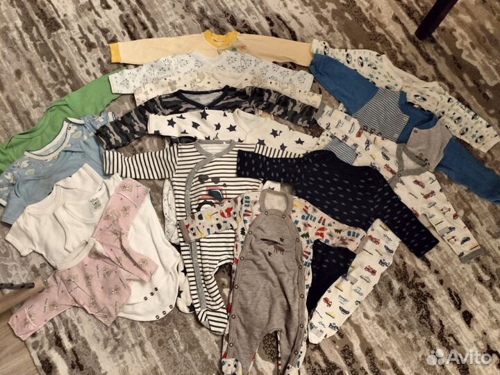 Одежда для новорожденных 0-6 мес пакет
