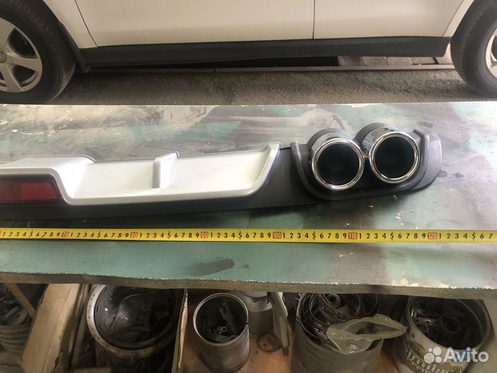 Накладка на задний бампер