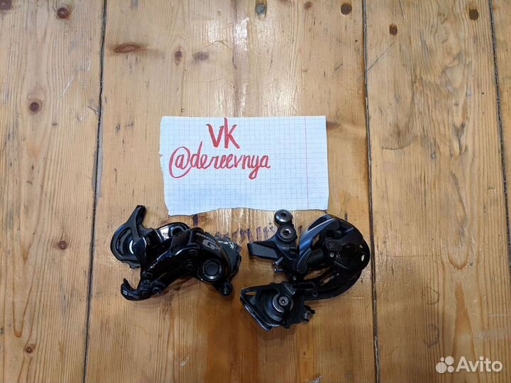 Переклюки Shimano slx sram gx