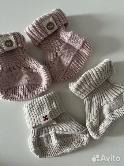 Пинетки для новорожденных loomknits