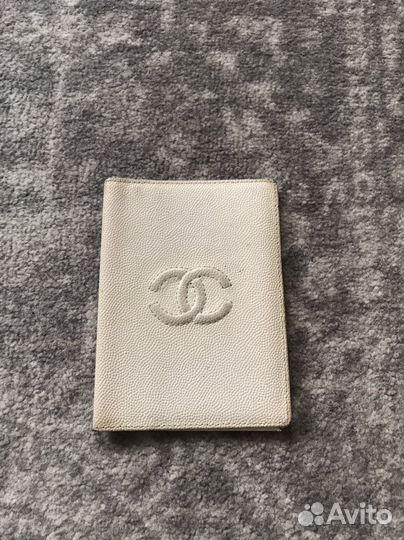 Chanel обложка на passport кожа