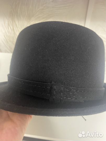 Шляпа фетровая черная