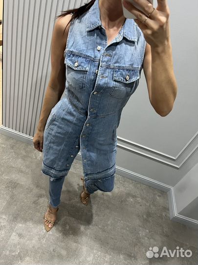 7 for all mankind джинсовое платье