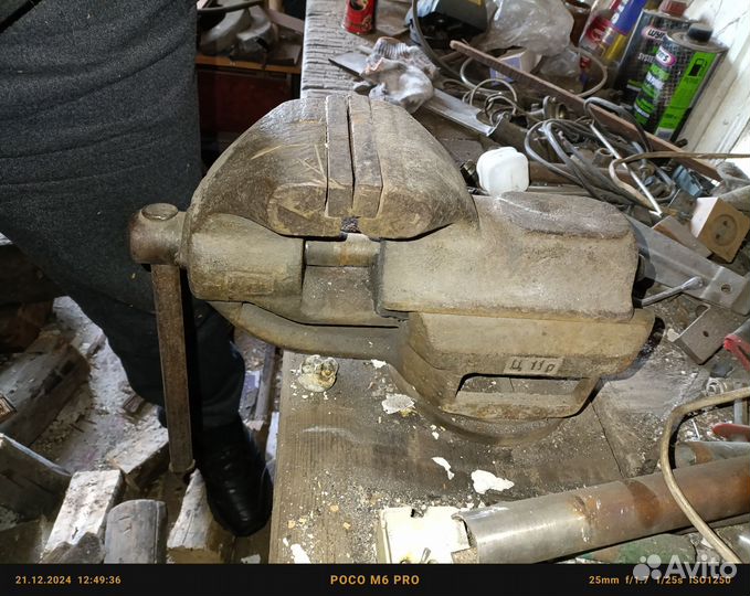 Тиски слесарные бу СССР