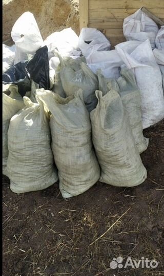 Навоз в мешках, коровий и куриный