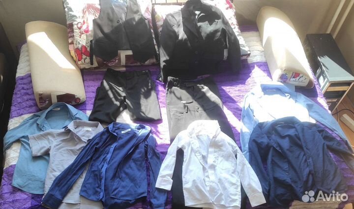 Школьная форма для мальчика (рост 128см) пакетом