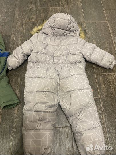 Зимний пуховик для мальчика 92