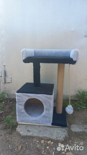 Домик для кошки с когтеточкой