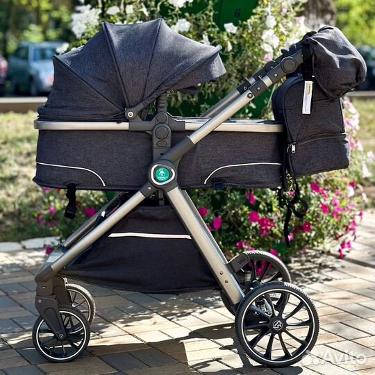 Коляска трансформер 3в1 Luxmom V8