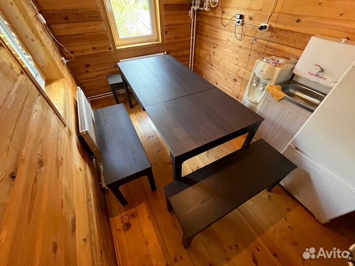 Кухонный стол IKEA и лавочки