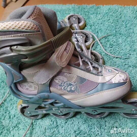 Роликовые коньки Fila. Женские роликовые коньки 37