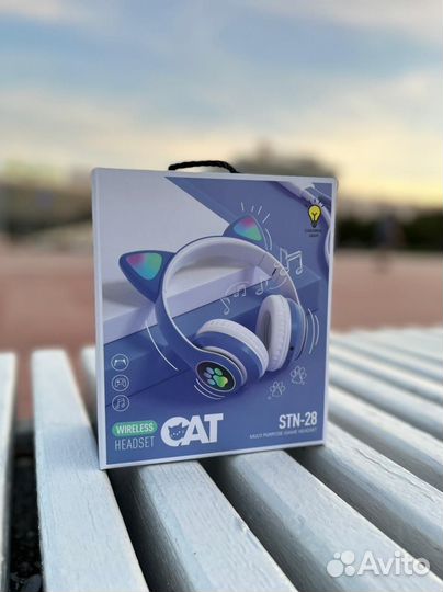 Детские наушники с ушками для детей