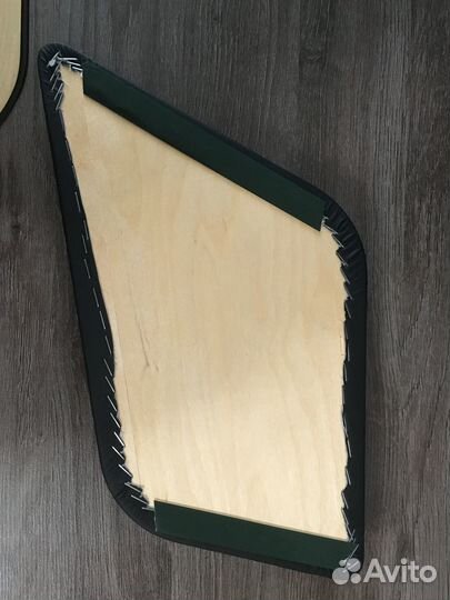 Подлокотники на стол кожаные