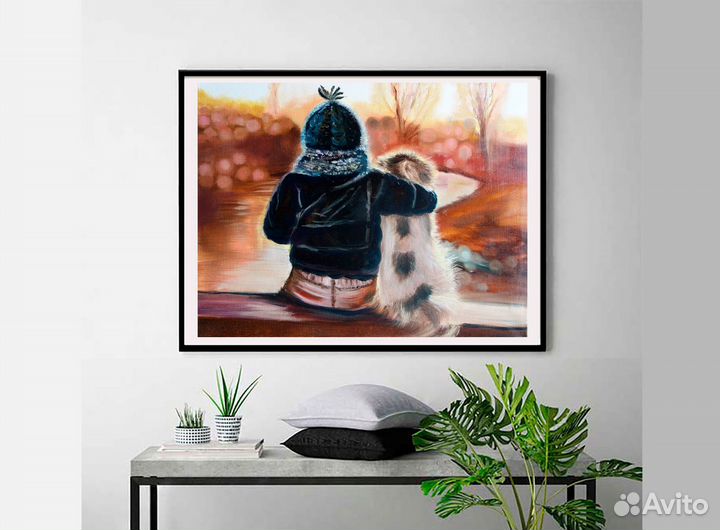 Картина маслом на холсте 