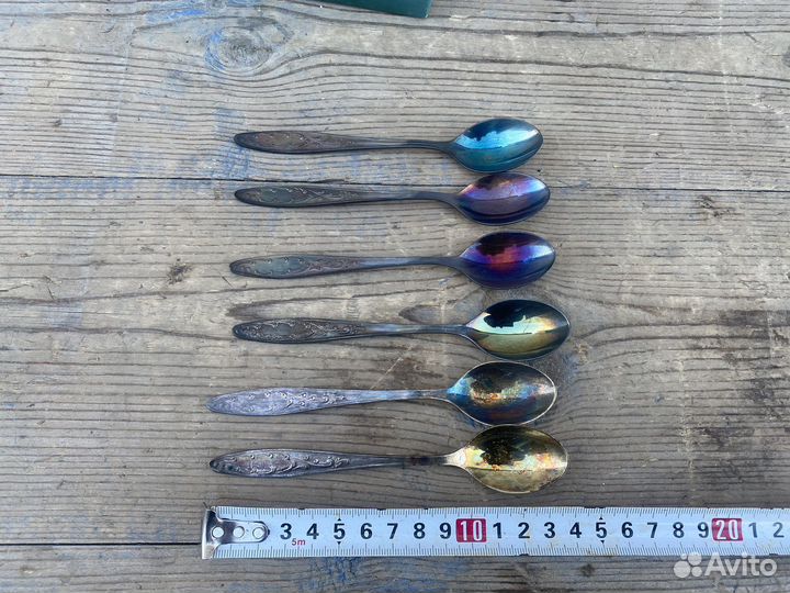 Ложки чайные мельхиоровые СССР