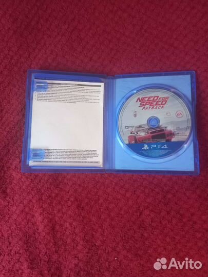 Диск PS4 Need for speed payback