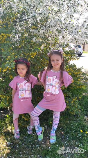 Платье туника для девочки