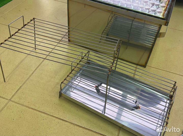 Коптильня из нержавейки 1,5 и 2мм с домиком и гидр