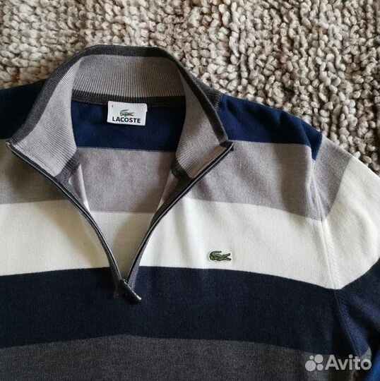 Джемпер Lacoste 1/4 zip оригинал