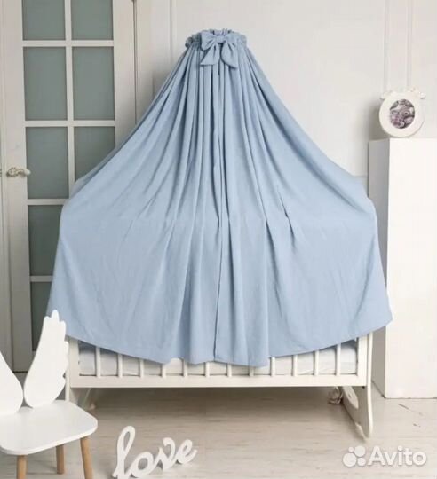 Балдахин на детскую кроватку с держателем
