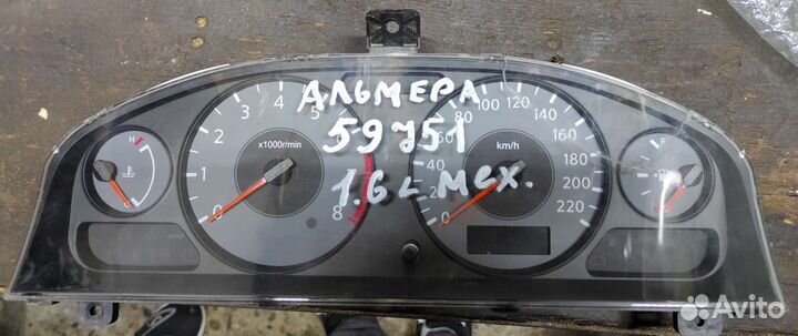 Щиток приборов almera classic b10