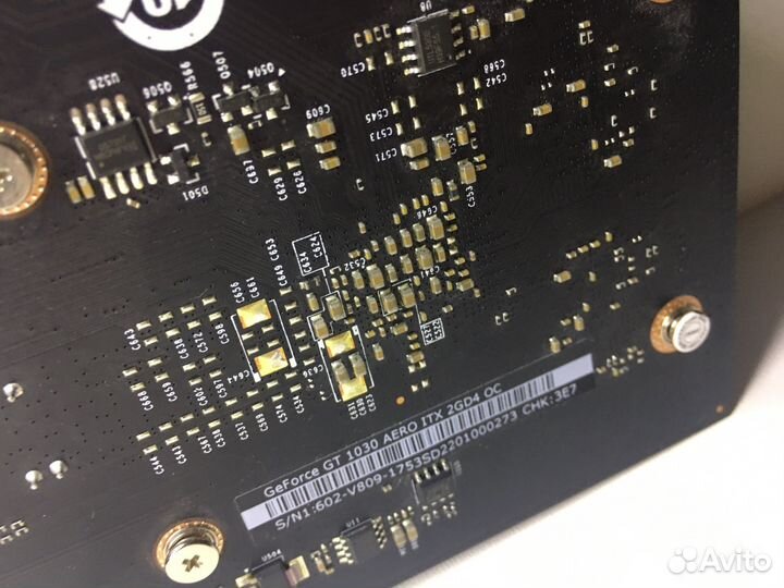 Видеокарта MSI GT 1030 Aero OC