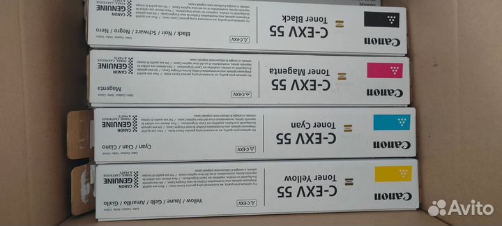 Картриджи первопроходные Canon c exv 55