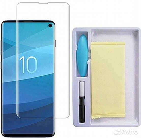 Защитное стекло на Samsung Galaxy s10