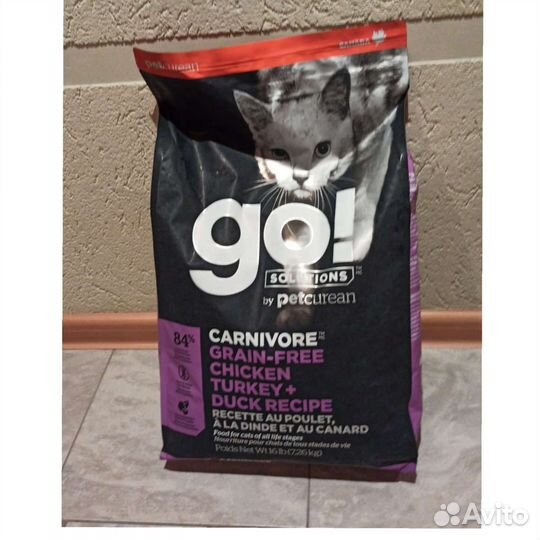 Корм для кошек GO Четыре мяса