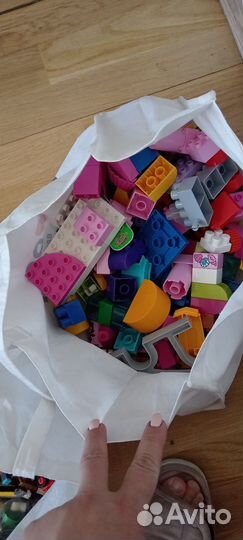 Lego россыпью, обычное и немного дупло