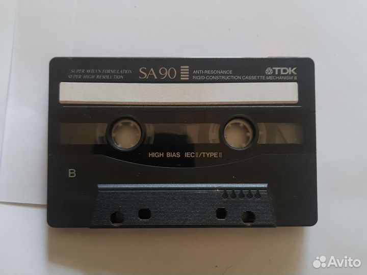 Аудиокассета - TDK SA 90 редкость хром