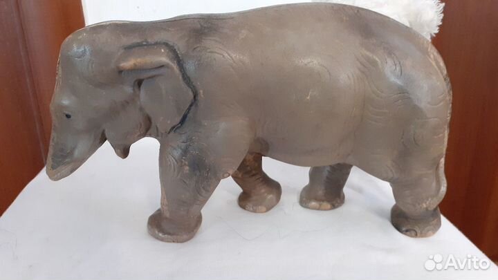 Слон антикварный резиновый СССР