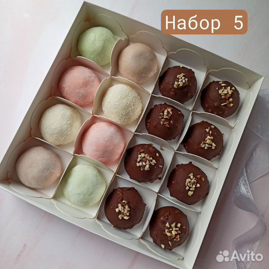 Моти, трюфели, картошка - наборы десертов