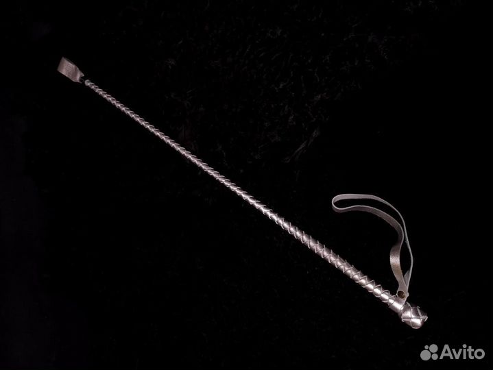 Стек / хлыст серебряный