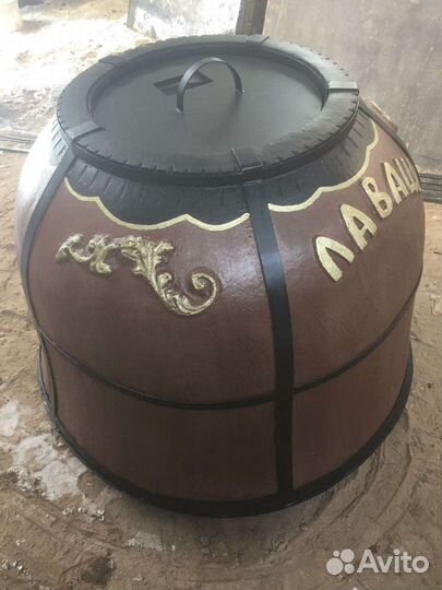 Тандыр на дровах