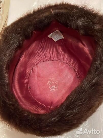 Шапка меховая винтаж