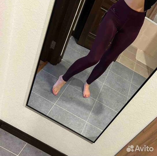 Demix леггинсы бордо