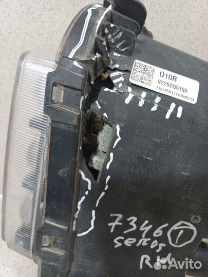 Фара противотуманная правая Kia Seltos