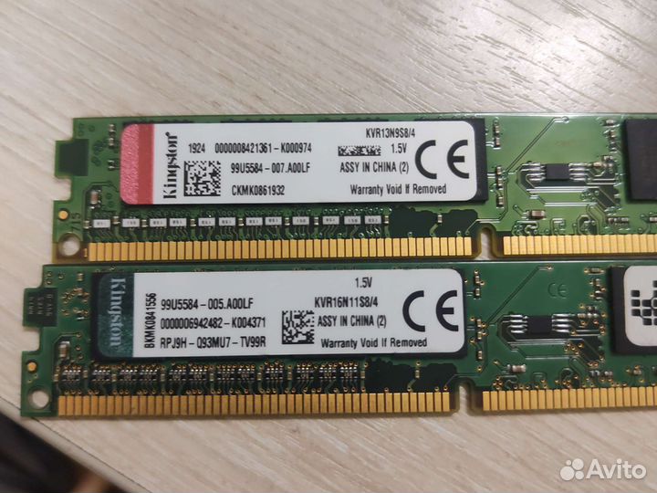 Оперативная память ddr3 2/4 gb