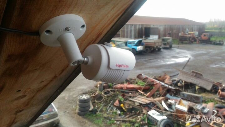 Видеонаблюдение. FullHD комплект 4 камеры MIX