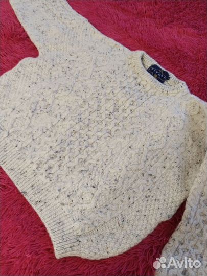 Свитер шерстяной теплый натуральный